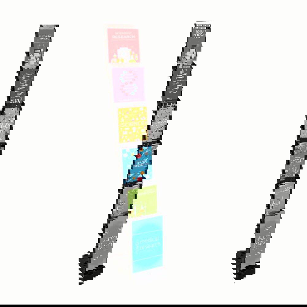 Compartment Storage Boxes & Bins; Type: Portable ; Product Type: Literature Display ; Overall Width (Inch): 10-3/4 ; Overall Depth (Inch): 14-5/8 ; Overall Height (Inch): 61-1/2 ; Color: Black